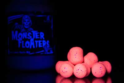 mini uv dumbells pink glitter black label baits