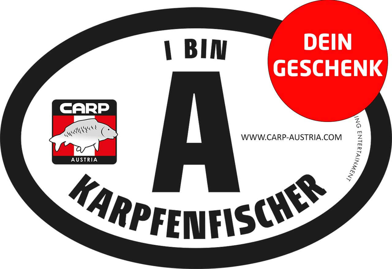 i bin a karpfenfischer – dein gratis pickerl