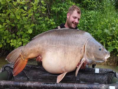 30 kg karpfen gefangen andre lotz bait perfection boilie ocean krill