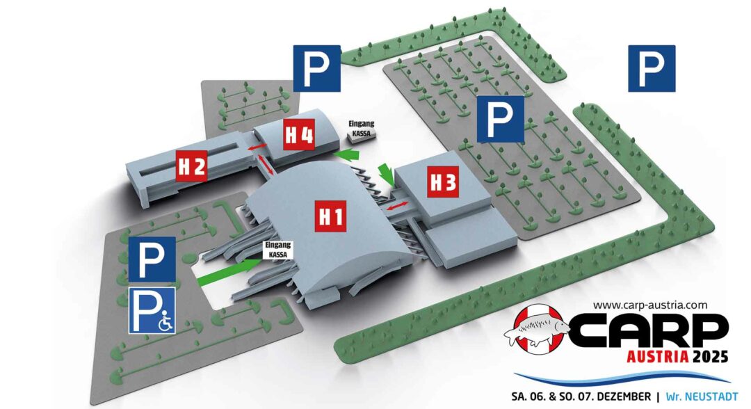 carp austria fischerei messe gelaendeplan arena nova wiener neustadt