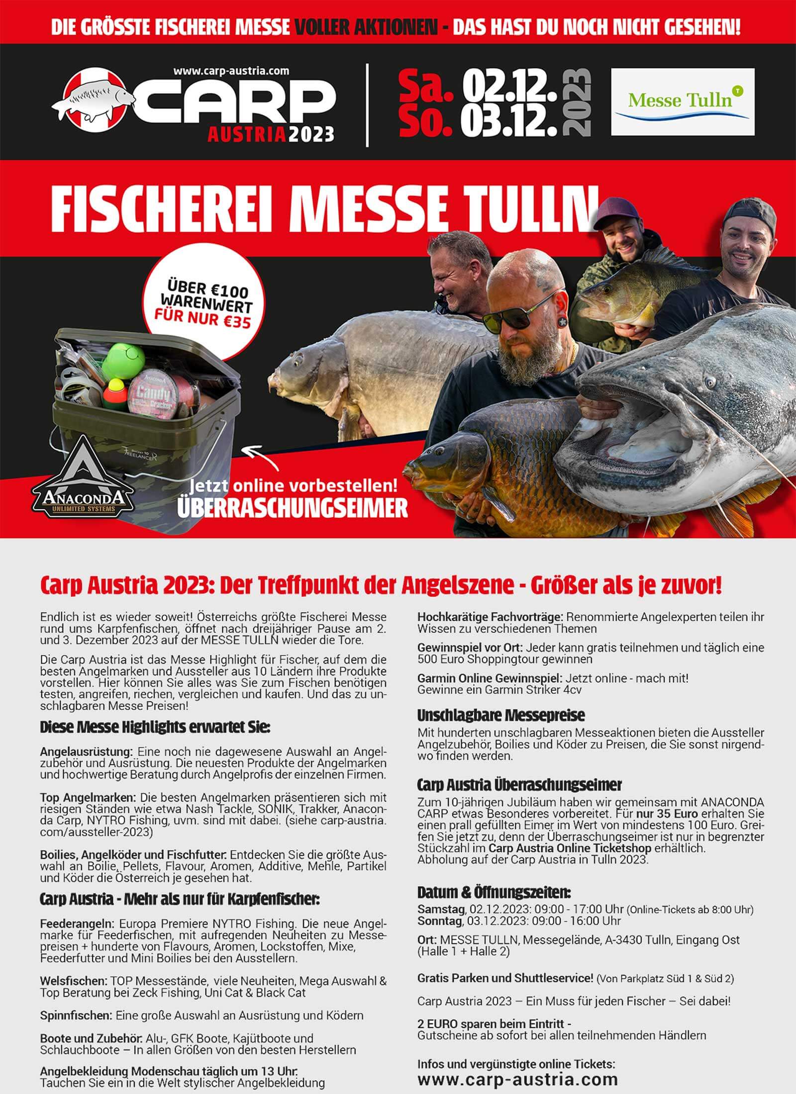 fischerei messe tulln fischereiverband niederoesterreich fischerkarte vorschreibung 2