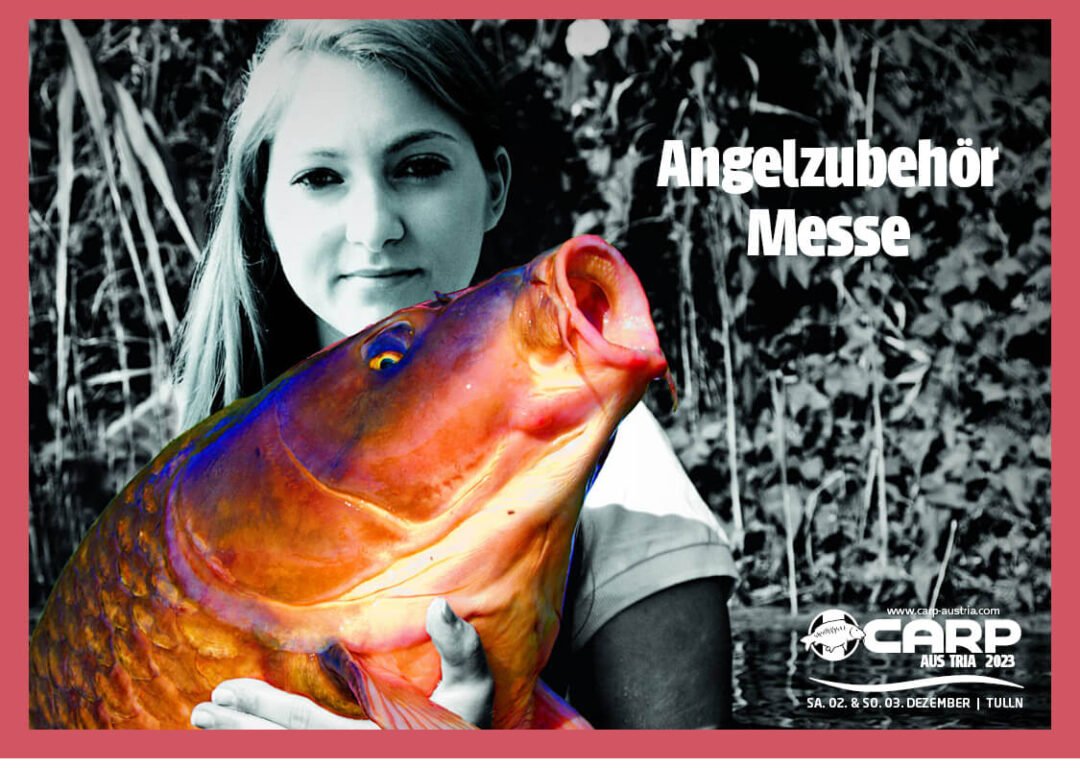 bild zeigt angelzubehör messe carp austria