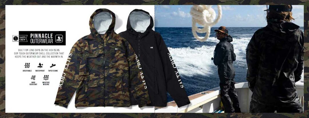 pinnacle outerwear salty crew