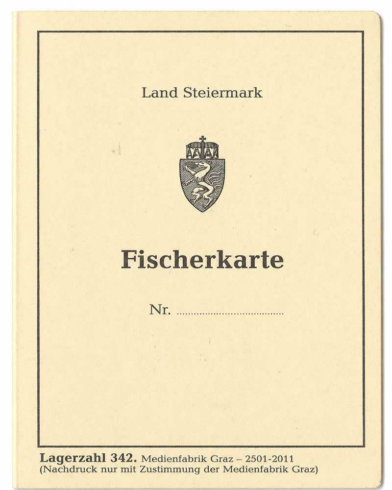 Applying for a fishing licence and fishing card in Austria – example from Styria