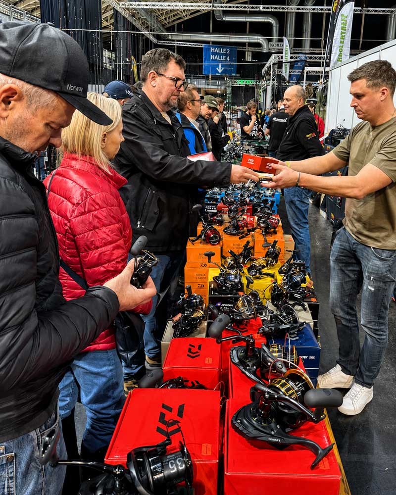 Falle Fischertreff Angelgeschäft Kärnten mit Angelzubehör und Angelausrüstung auf der Carp Austria Angelmesse
