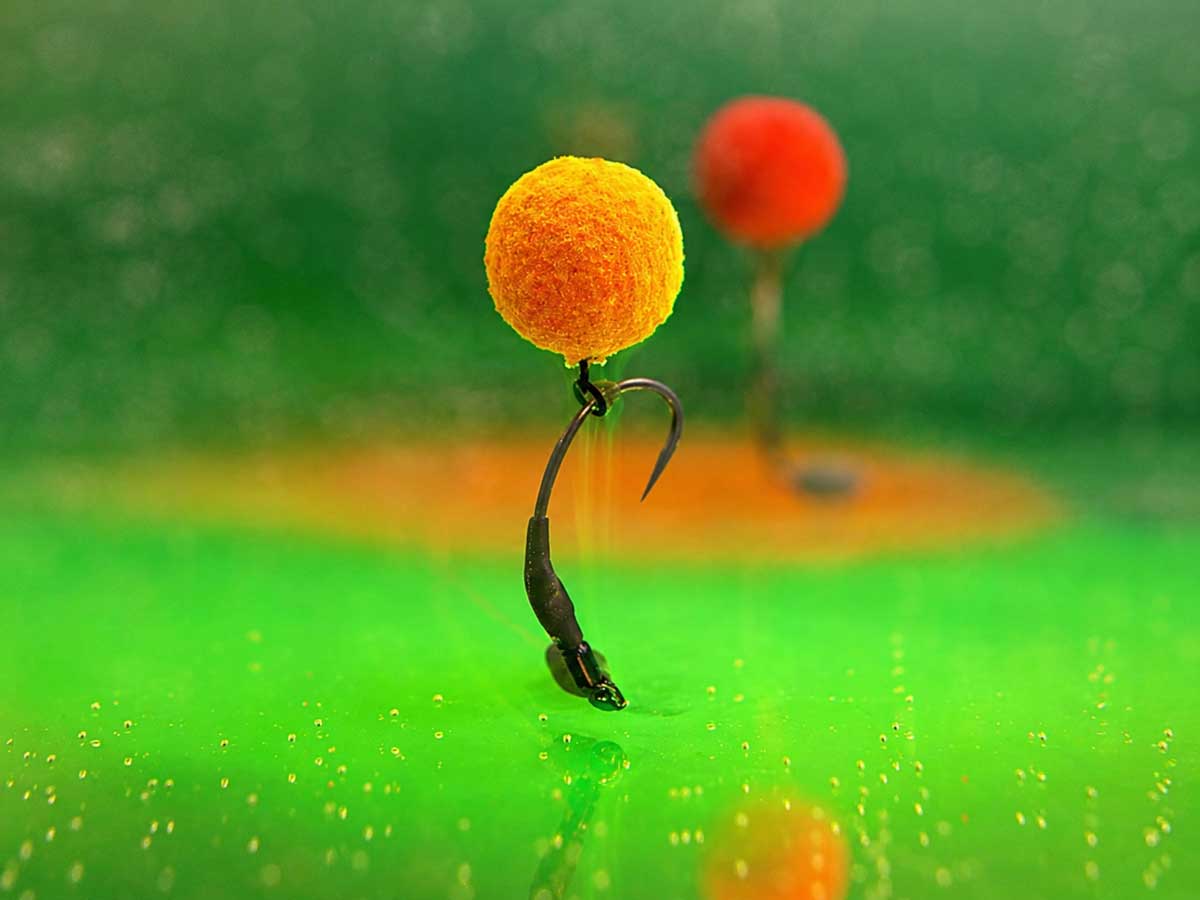 Pop-Up Boilies als leuchtende UV-aktive Karpfenköder für moderne Köderpräsentation