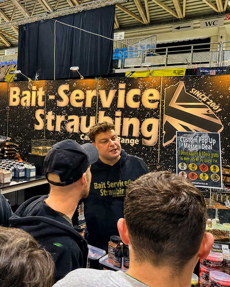 Bait Service Straubing Boilies, Freezerbaits und Karpfenköder auf der Carp Austria Angelmesse