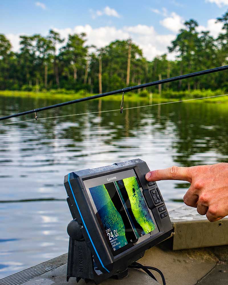 Garmin Echolot, Fishfinder und GPS Technik auf der Carp Austria Angelmesse