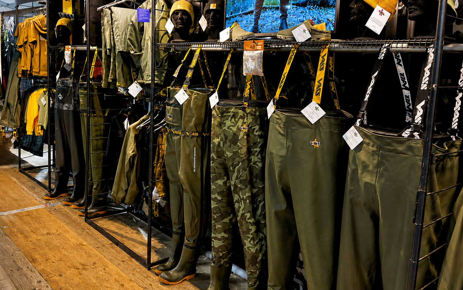 VASS-Tex Wathosen, Watstiefel, Heavy Duty Waders und Outdoor Kleidung auf der Carp Austria Fischerei MesseVASS-Tex Wathosen, Watstiefel, Heavy Duty Waders und Outdoor Kleidung auf der Carp Austria Fischerei Messe