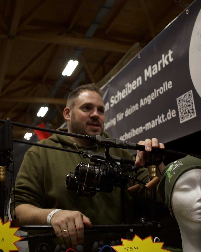 Teflon Scheiben Markt Rollentuning, Teflon Drag Washer und Teflonscheiben auf der Carp Austria Angelmesse