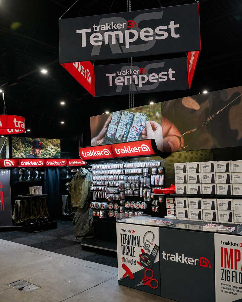 Trakker Tackle, Tempest Zelte und Bivvys auf der Carp Austria Angelmesse