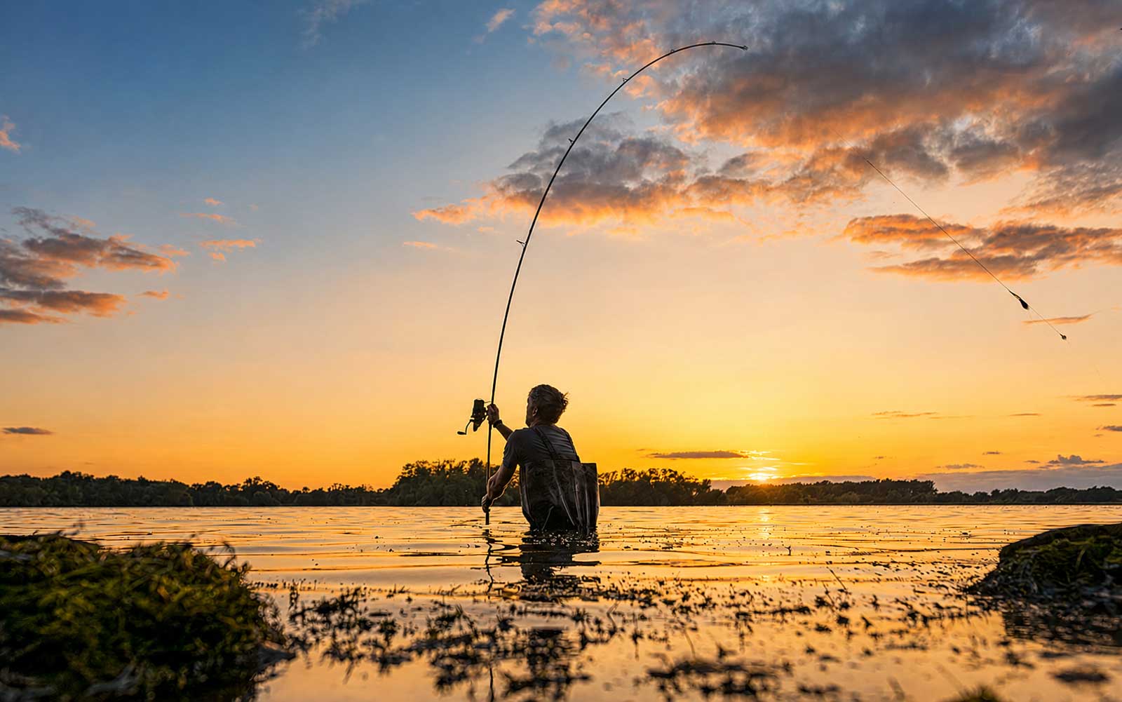 Nash Air Force F20 und F40 Karpfenruten für maximale Wurfweite auf der Carp Austria Fischerei Messe