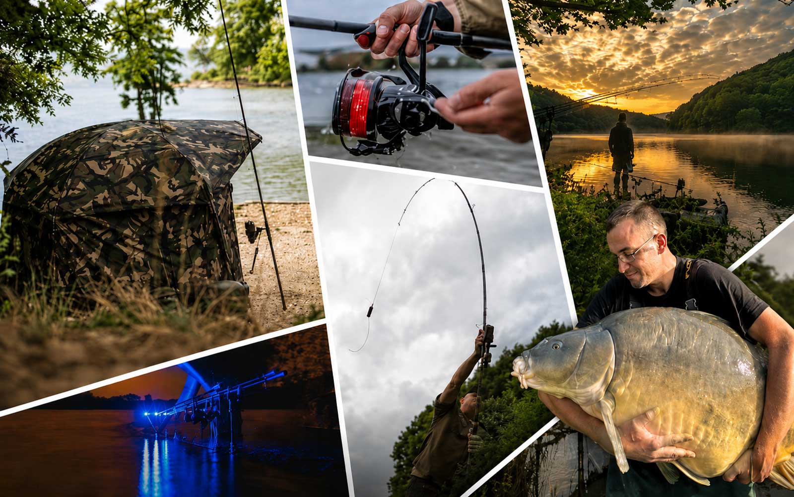 FOX Messestand mit RX+, Frontier Bivvy, EOS und Carp Care auf der Carp Austria Fischerei Messe