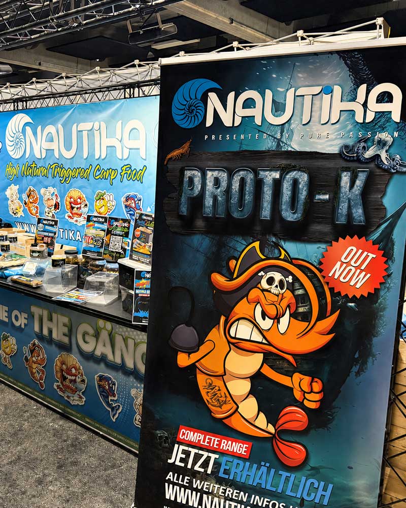 Nautika Baits Boilies, Pop-Ups, Wafters und Karpfenköder auf der Carp Austria Angelmesse