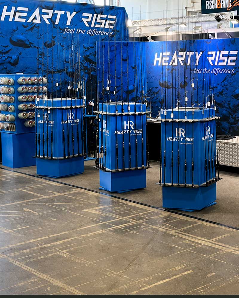 Hearty Rise Angelruten, Raubfischruten und Spinnruten auf der Carp Austria Angelmesse
