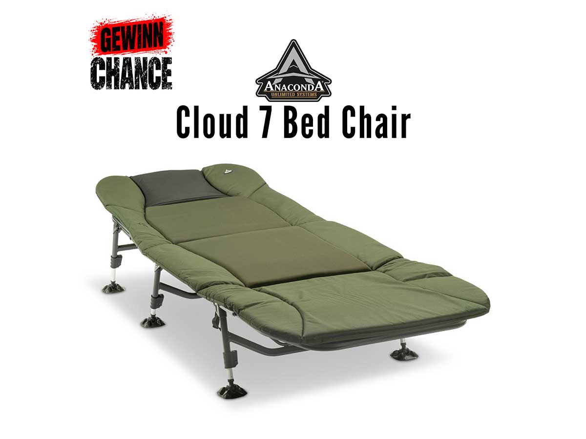 Anaconda Cloud-7 Bed Chair Karpfenliege als MEGA-Gewinn