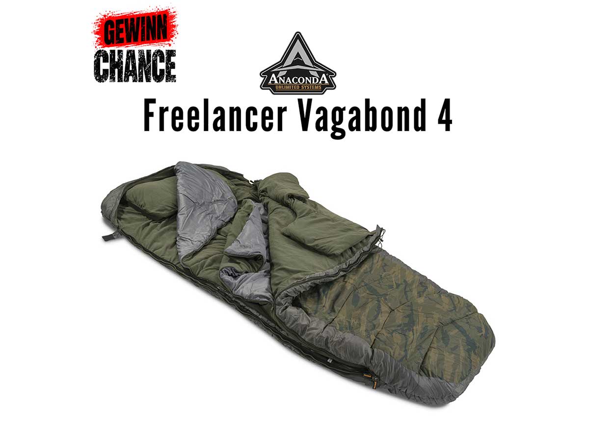 Anaconda Freelancer Vagabond 4 Karpfen-Schlafsack als MEGA-Gewinn