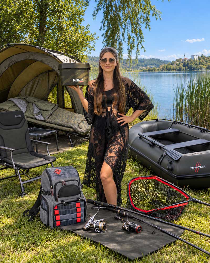 Karpfen-Camp, Raubfisch-Tackle und Raptor X-WIDE 230 Airdeck als MEGA-Gewinne