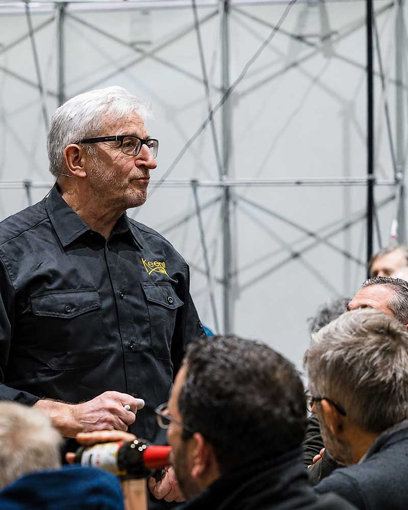 Hub Genders von Keen Carp beim Vortrag auf der Carp Austria 2023
