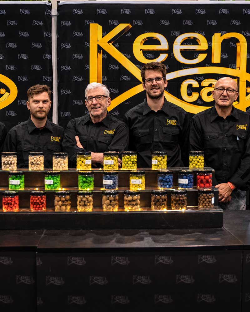 Keen Carp Boilies, Flavour, Lockstoffe und Karpfenköder auf der Carp Austria Angelmesse