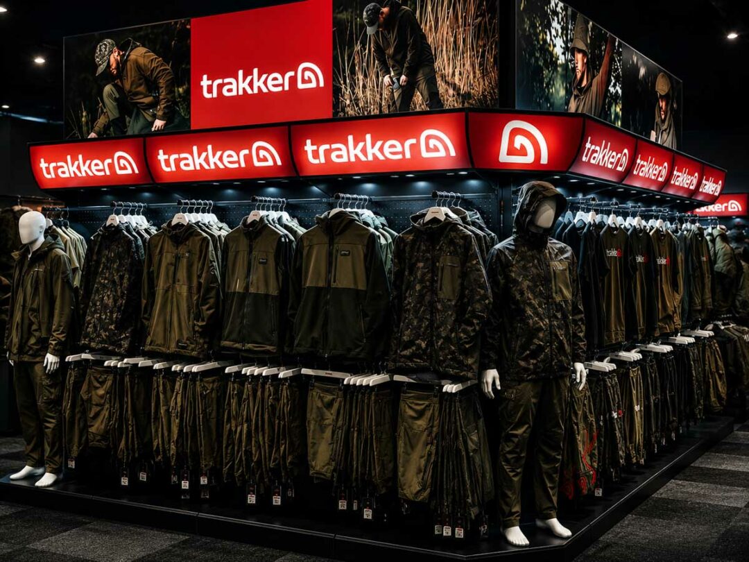 Trakker Angelbekleidung und Outdoorbekleidung auf der Carp Austria Messe