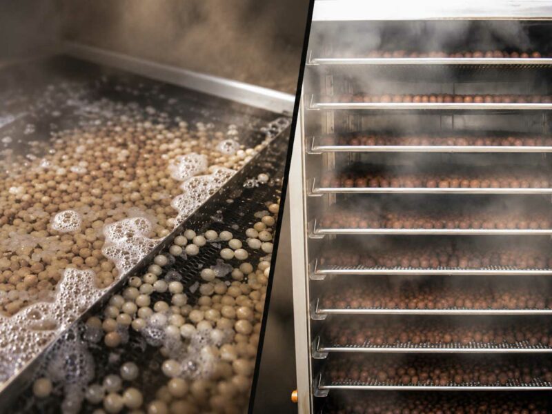 Boilies kochen oder dämpfen im Vergleich bei der Herstellung von Karpfenködern mit hochwertigen Zutaten