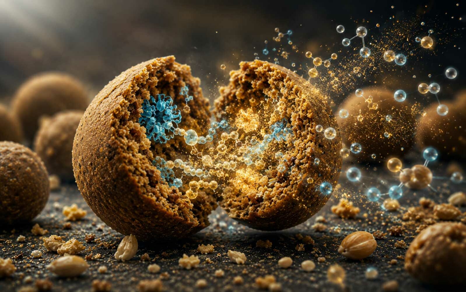 Enzyme im Boilie – Biokatalysatoren spalten Proteine in Aminosäuren für bessere Lockwirkung