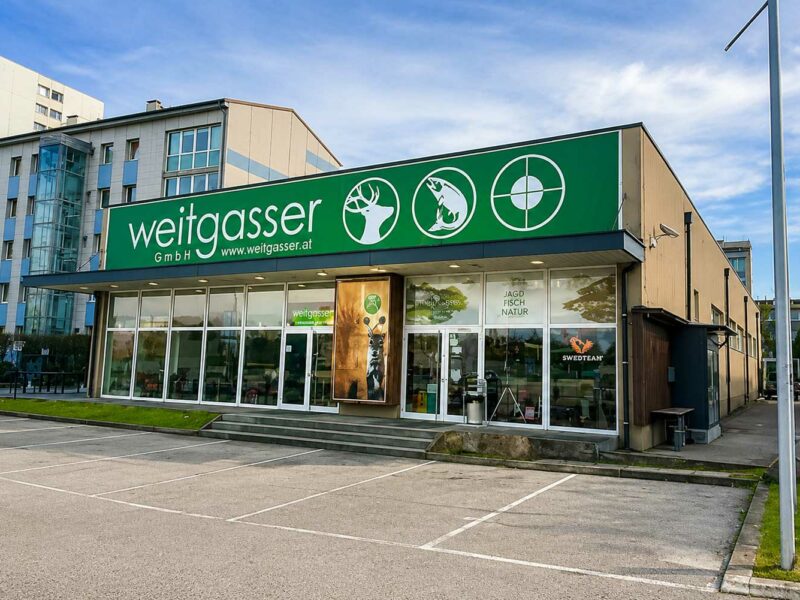 Weitgasser Jagen und Fischen als Angelgeschäft in Linz-Leonding für Fischereibedarf, Angelzubehör, Lebendköder und Gewässerkarten in Oberösterreich