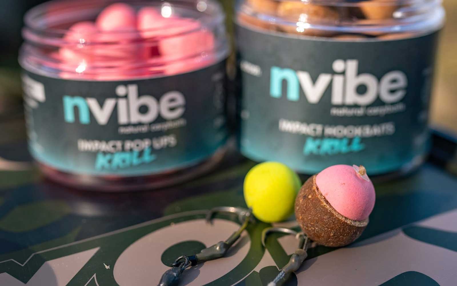 NVIBE Köder Range mit Boilies, Waftern, Pop-Ups und Hookbaits