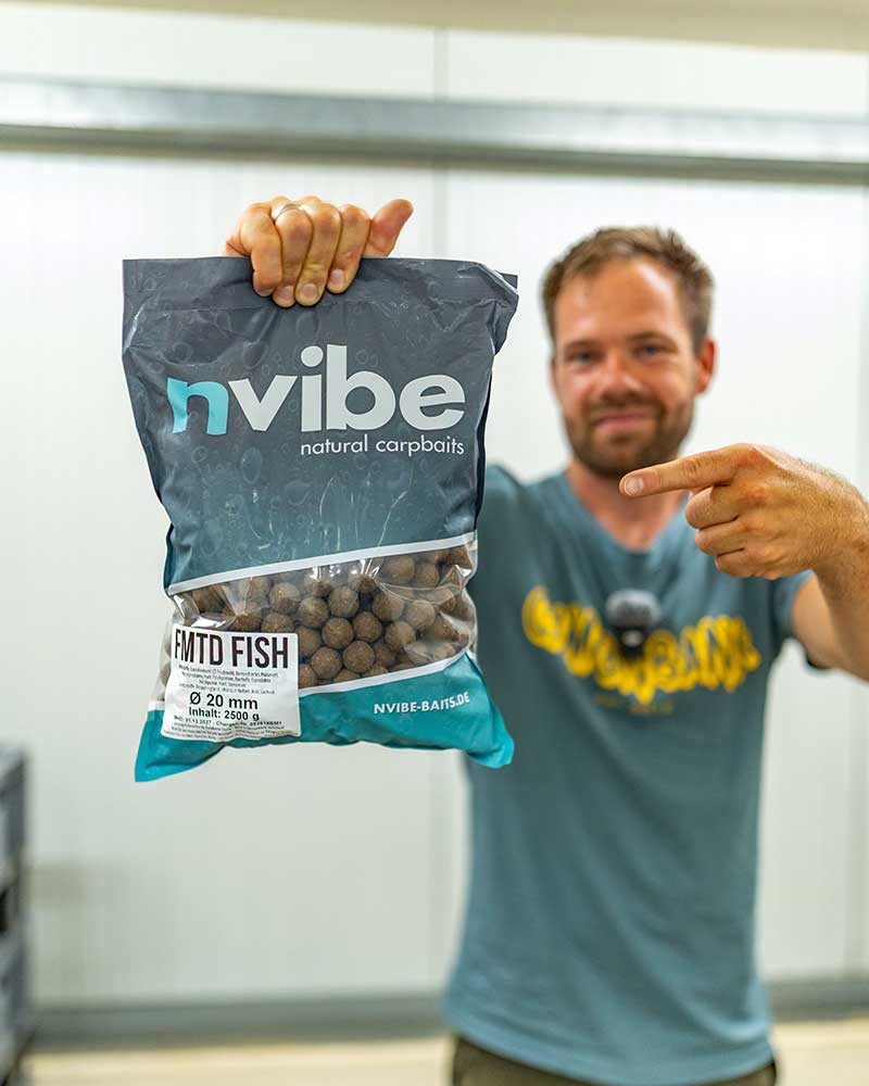 NVIBE Fermented Fish Boilies mit Fischprotein und fermentierten Zutaten