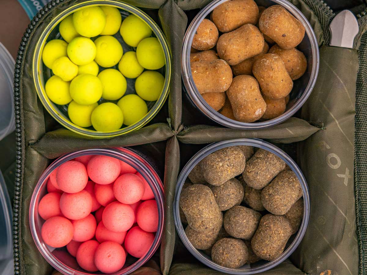 NVIBE Pop-Ups, Dumbells und Hookbaits in verschiedenen Formen und Farben