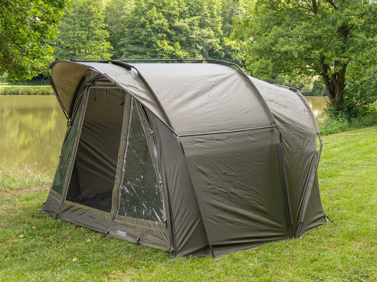 Anaconda Cusky Prime Dome 190 als großes 2-Personen-Karpfenzelt mit 190 cm Höhe