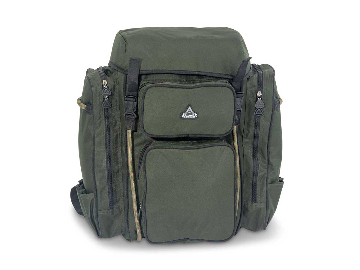 Anaconda Rope Runner Angelrucksack für Tackle und Banksticks beim Karpfenangeln