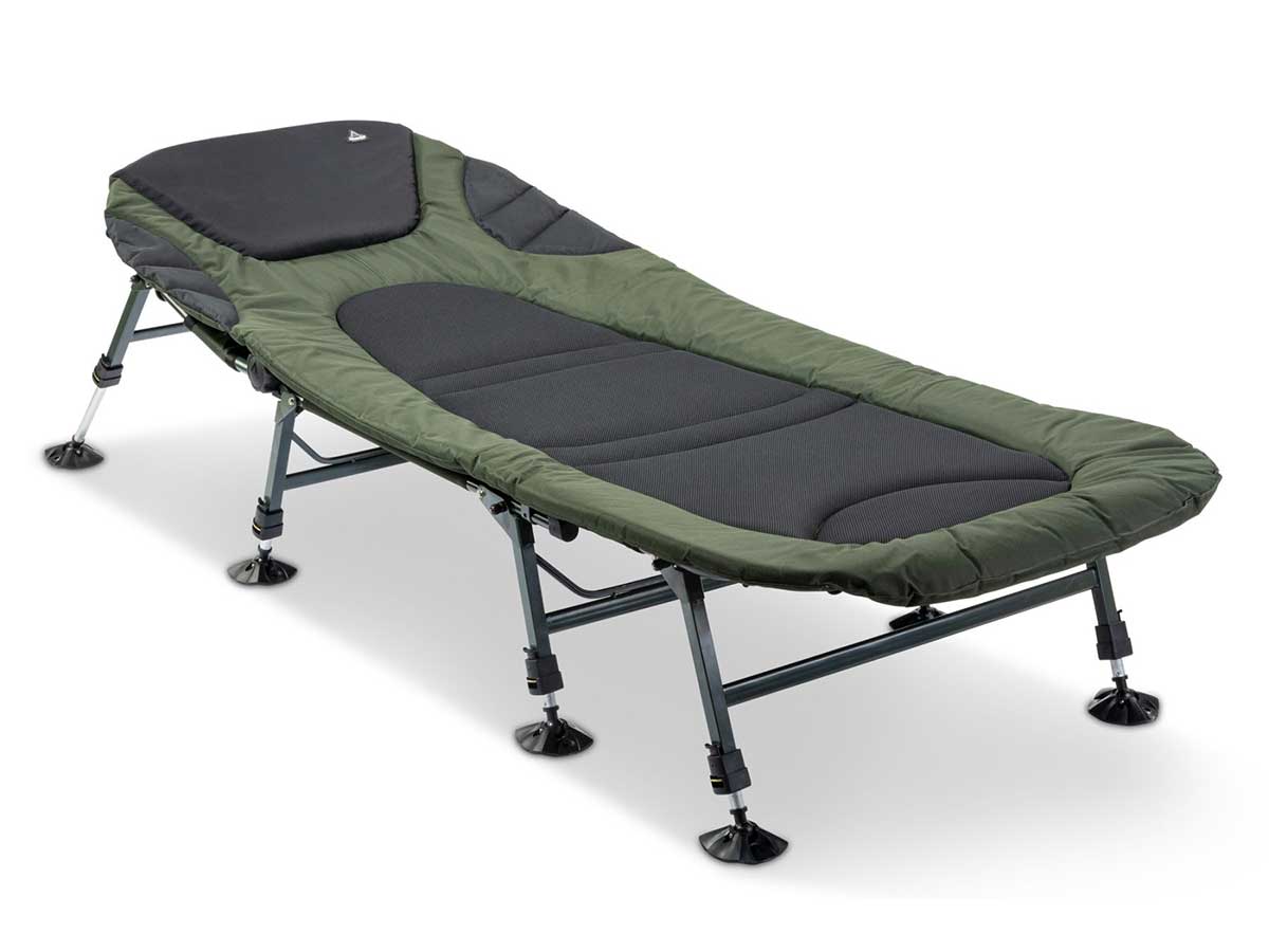 Anaconda Cusky Bed Chair JP-8 Karpfenliege mit acht verstellbaren Beinen