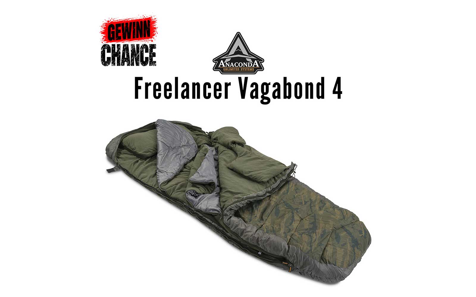 Anaconda Freelancer Vagabond 4 Karpfen-Schlafsack als MEGA-Gewinn im Überraschungs-Eimer
