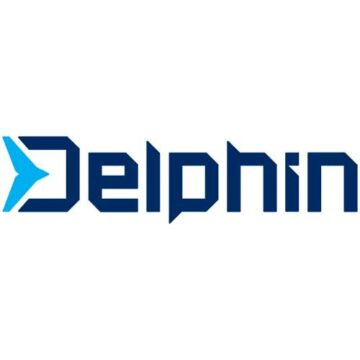 Logo Delphin Fishing – prívlačové prúty, navijaky, umelé nástrahy a výbava na šťuky, zubáče, ostrieže a sumce