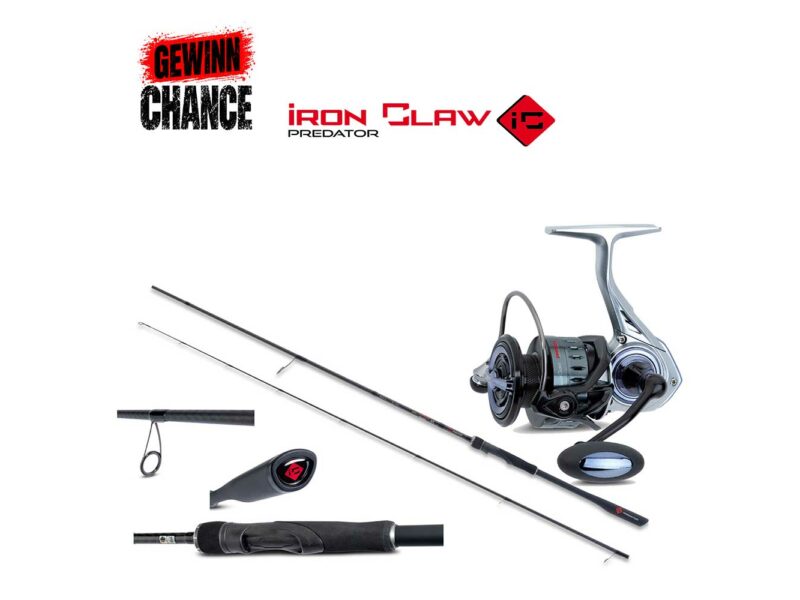 Iron Claw PRO Guide S 275-M pergető bot és PRO 3000S orsó pergető szettben