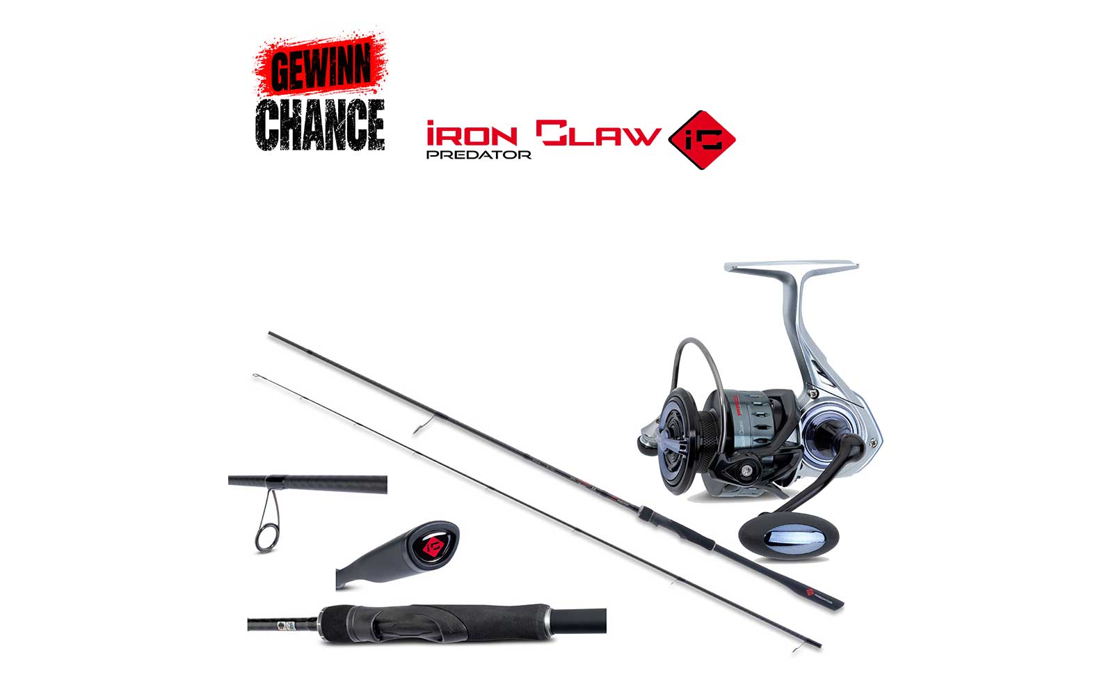 Iron Claw PRO Guide S 275-M pergető bot és PRO 3000S orsó pergető szettben