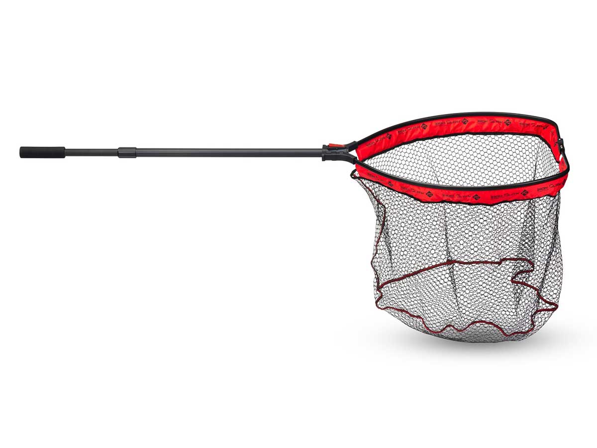 Iron Claw Slide & Fold Edition Scoop mit gummiertem 70x60 cm Kescherkopf