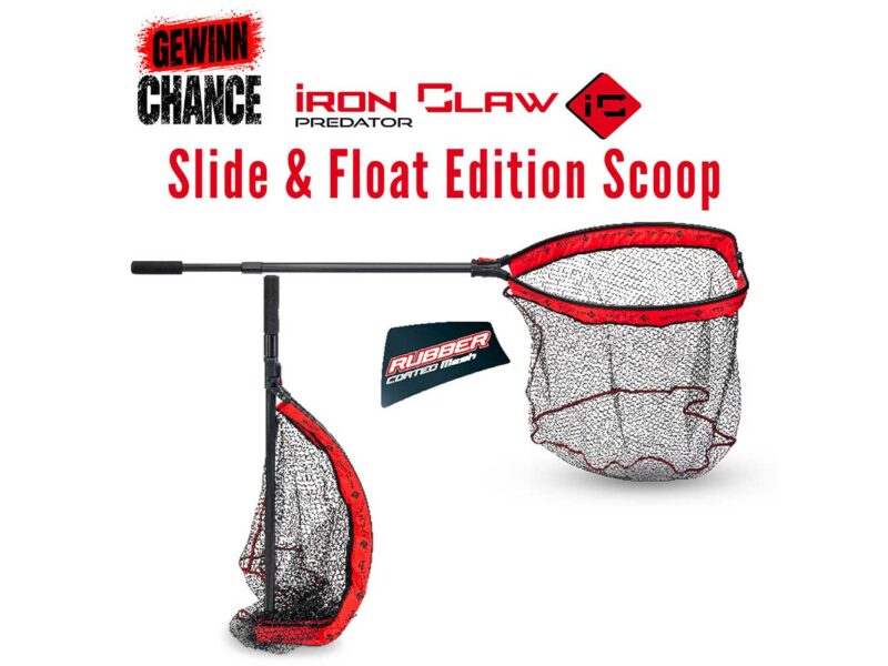 Iron Claw Slide & Fold Edition Scoop 70x60 als Raubfischkescher und MEGA-Gewinn