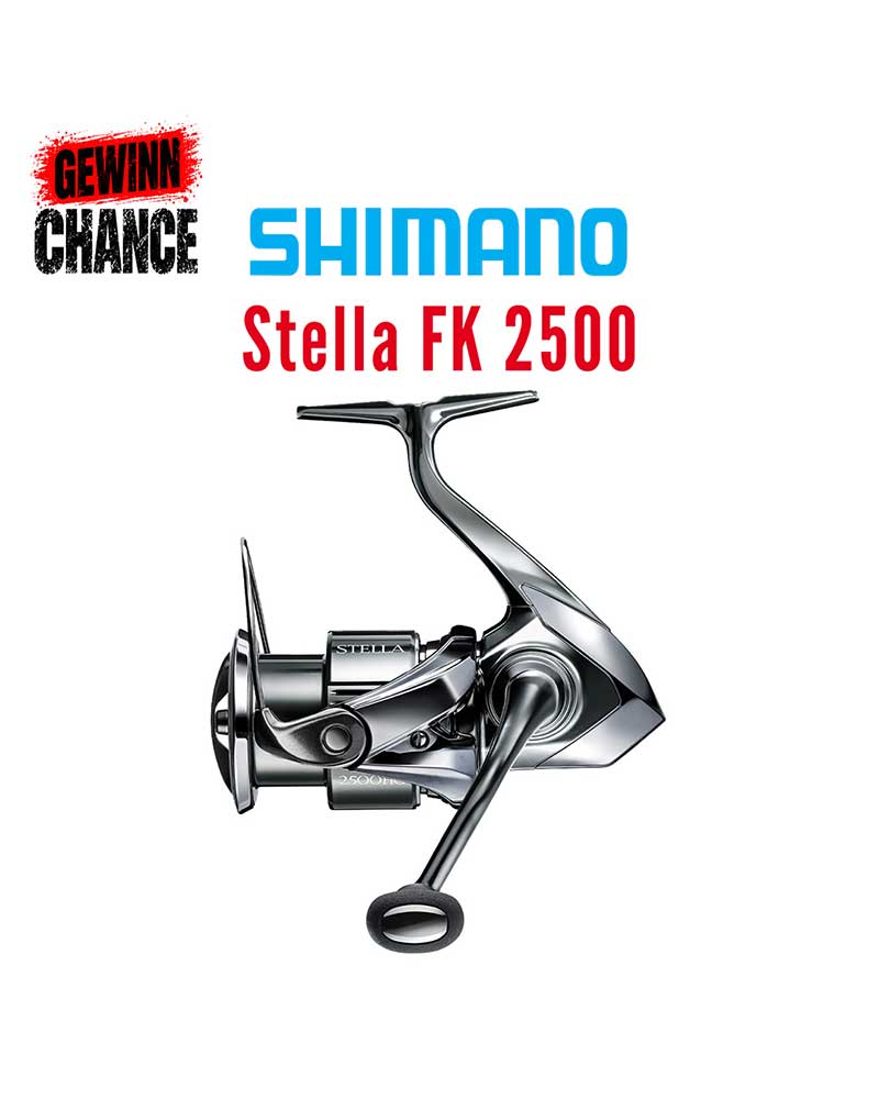 Shimano Stella FK 2500 als Premium Stationärrolle und Gewinnchance für Raubfischangler