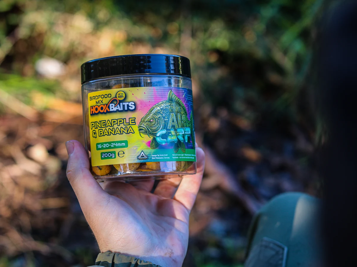 Anaconda AI Carp R2 Birdfood Hook Baits Pineapple Banana in der Dose